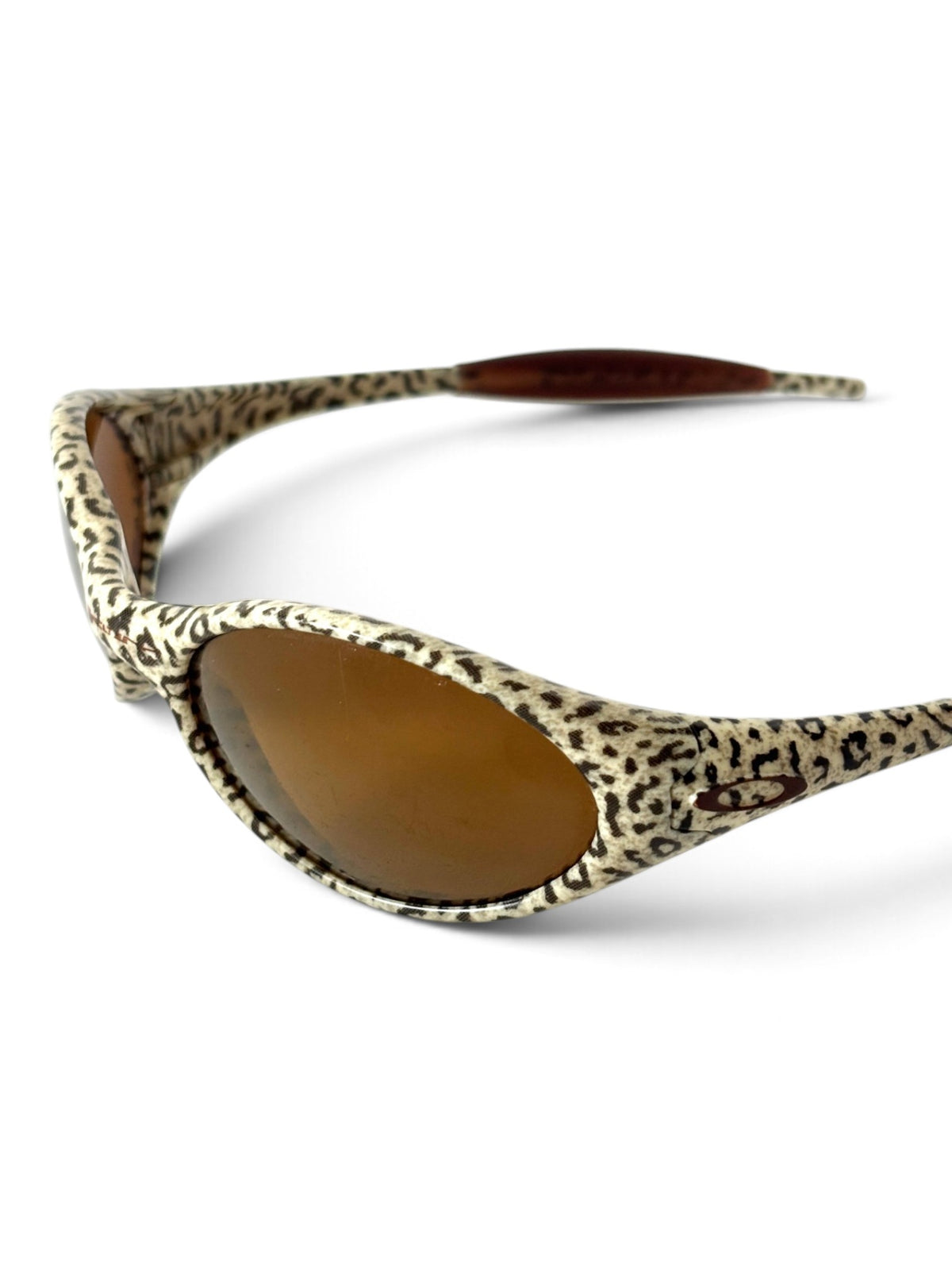 1999 Oakley Eye Jacket G1 Cheetah / Gold Iridium Sunglasses