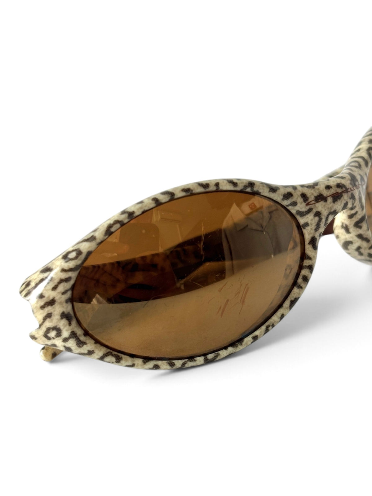 1999 Oakley Eye Jacket G1 Cheetah / Gold Iridium Sunglasses