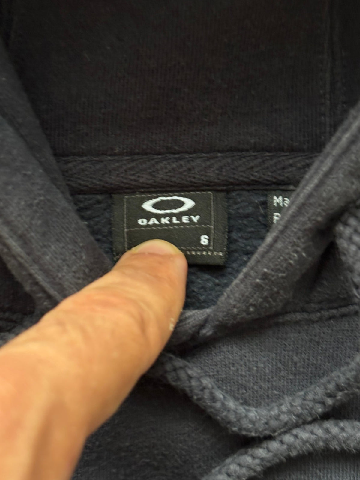 2000's Oakley Racing Division Hoodie Navy (S-M)
