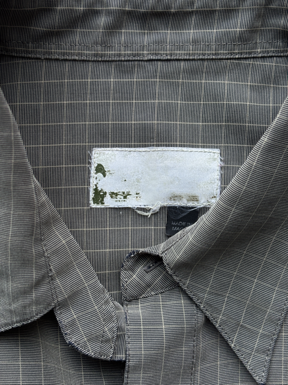 00's Oakley Metal Icon Plaid Shirt (L)