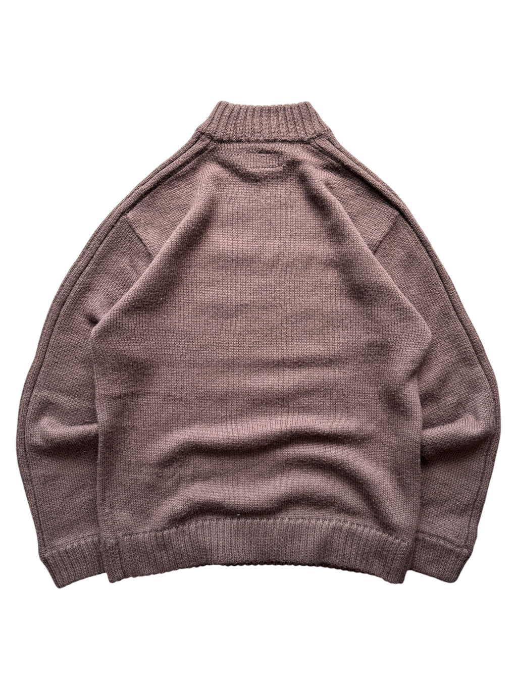 00'S OAKLEY SPELL OUT KNIT BROWN SWEATER