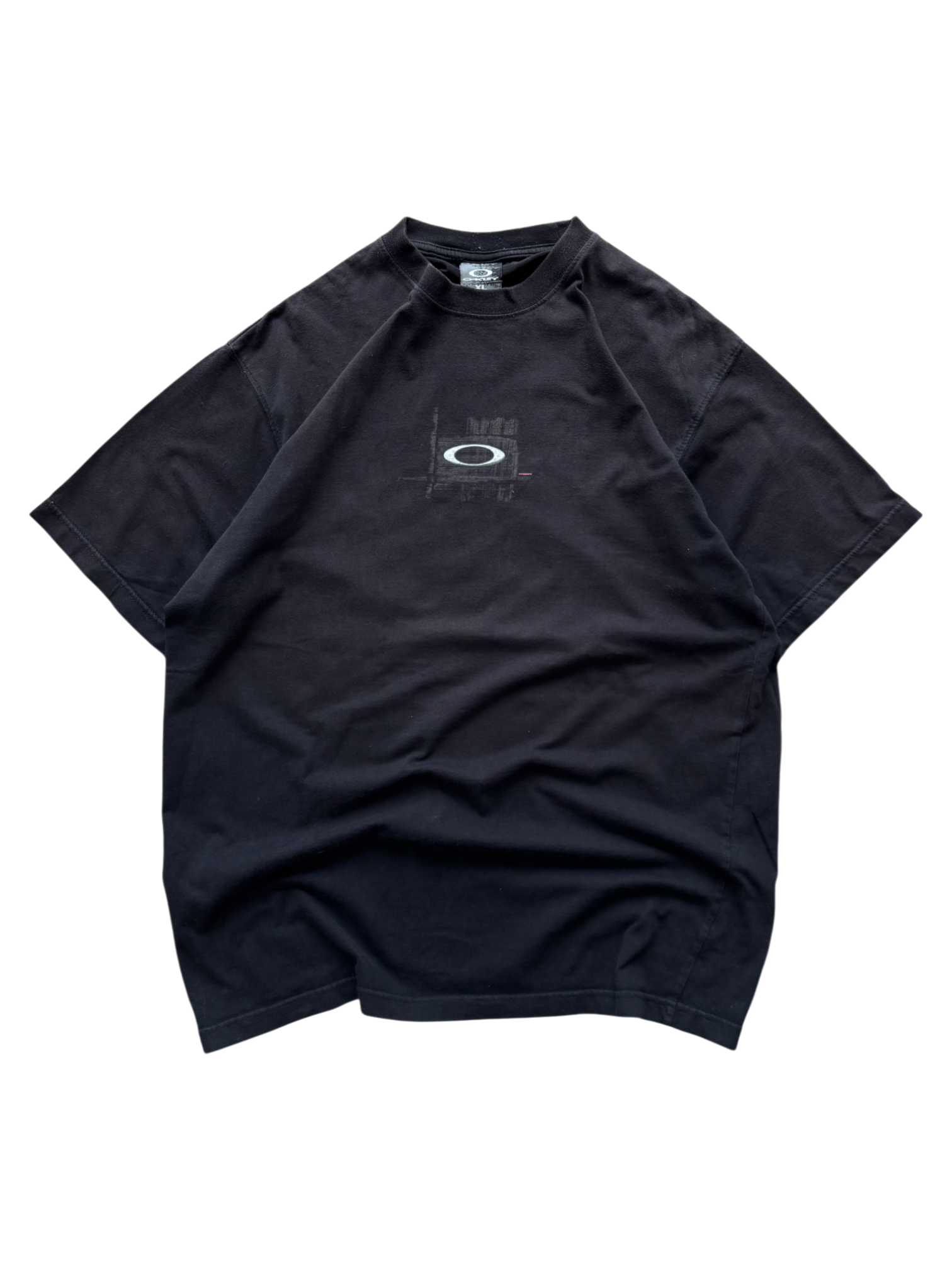 2005-06 OAKLEY ICON PRINT BLACK TEE