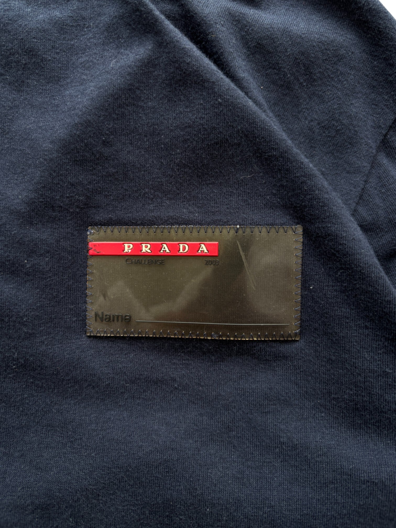 2003 PRADA LUNA ROSSA CHALLENGE LONG SLEEVE NAVY TEE