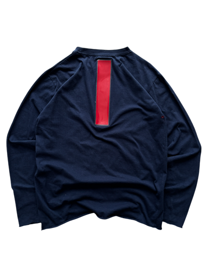 2003 PRADA LUNA ROSSA CHALLENGE LONG SLEEVE NAVY TEE