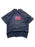 1993-1996 STUSSY USA FLAG NAVY TEE