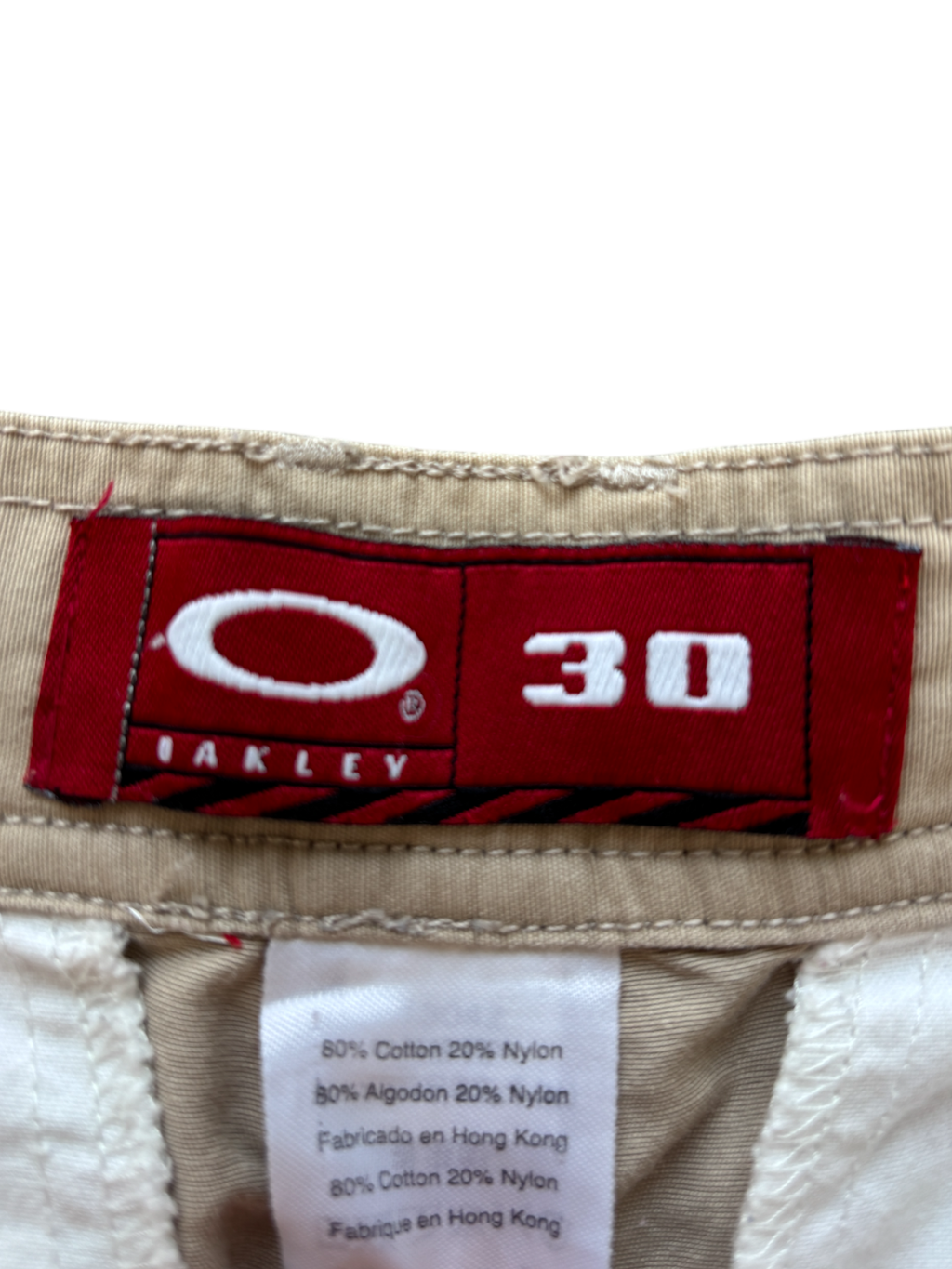 00'S OAKLEY EMBROIDERED SKULL CARGO SHORTS