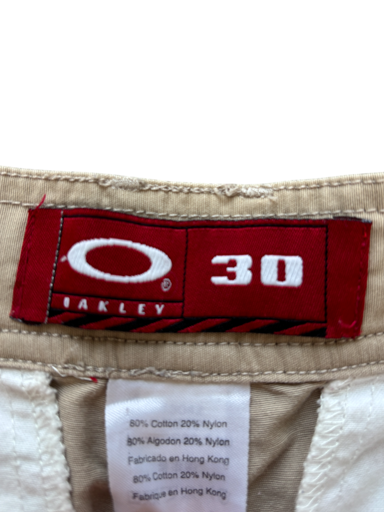 00'S OAKLEY EMBROIDERED SKULL CARGO SHORTS