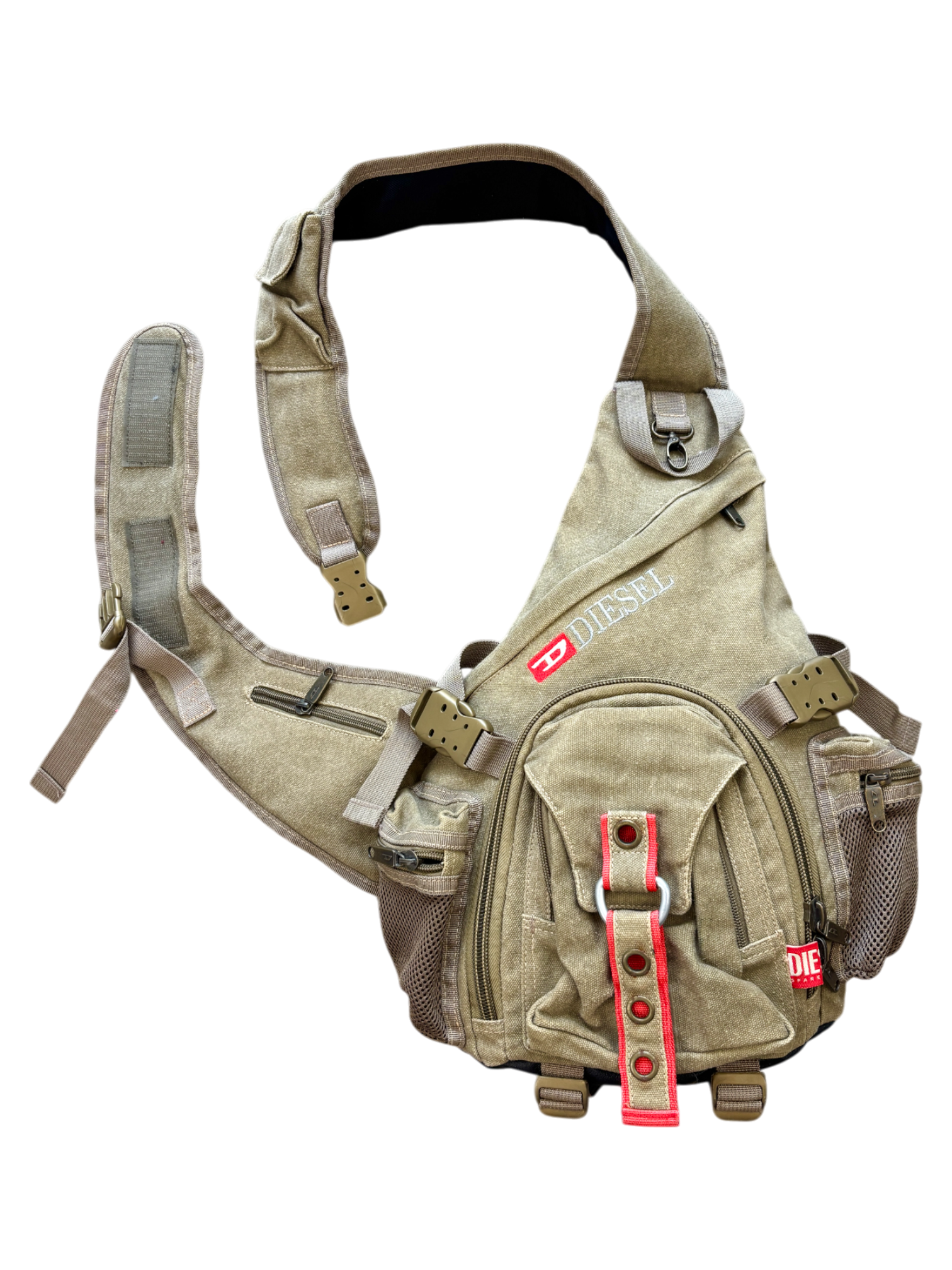 00'S DIESEL SPARE PARTS SLING BAG