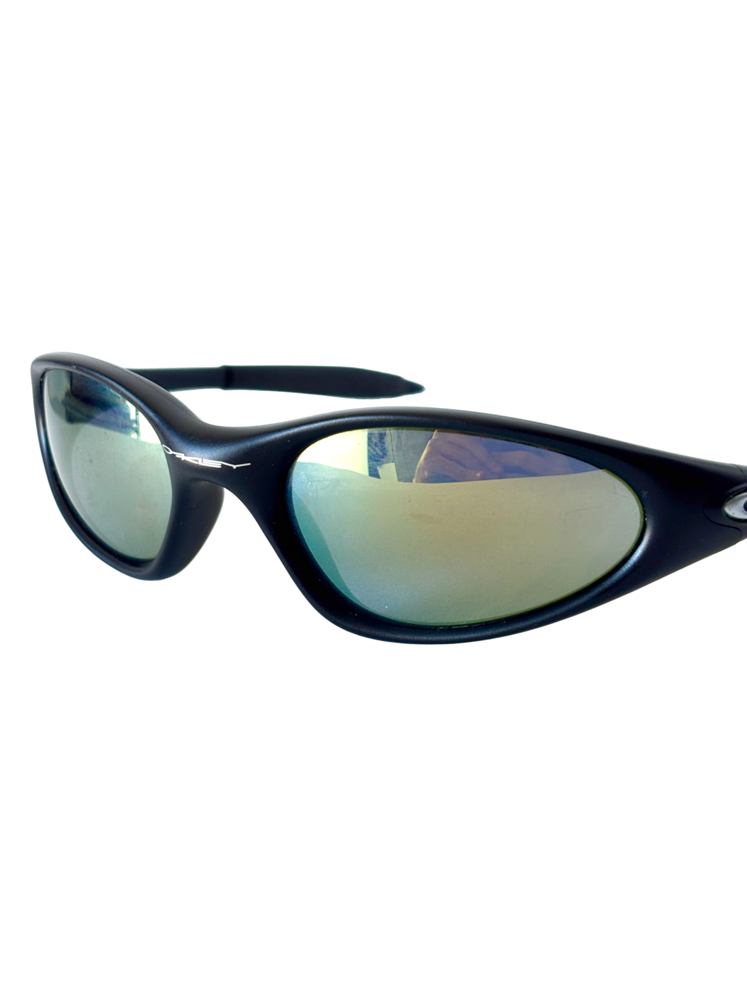 1999 Oakley Minute G2 Black / Emerald Sunglasses