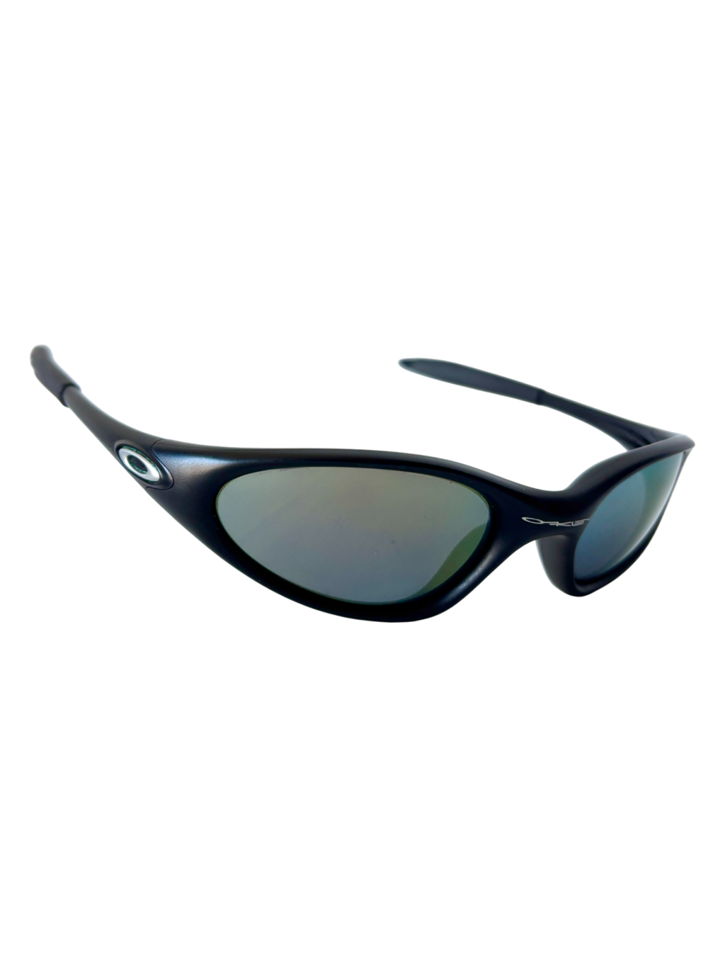 1999 Oakley Minute G2 Black / Emerald Sunglasses