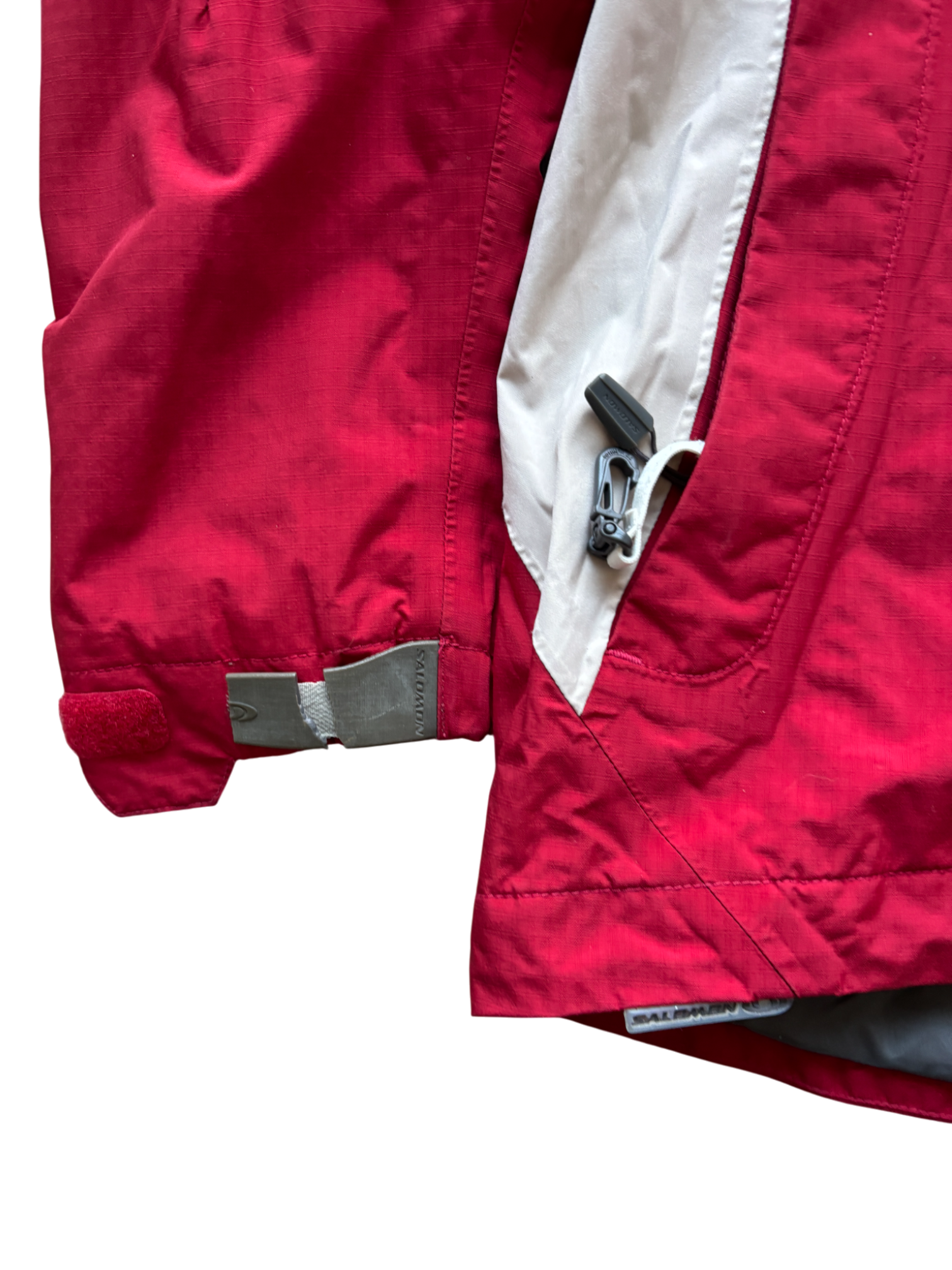 Salomon Red / Cream Technical Ski Jacket (M)