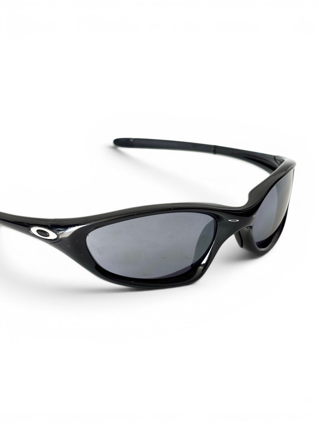 2000 Oakley Twenty Jet Black / Black Iridium Sunglasses