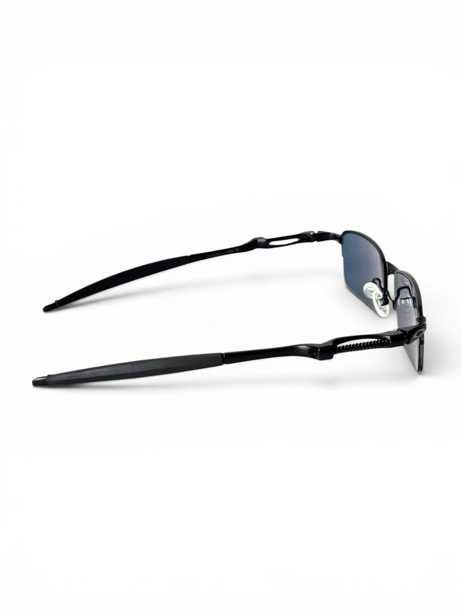 2010 Oakley Coilover Polished Black / "Fire Iridium" Sunglasses
