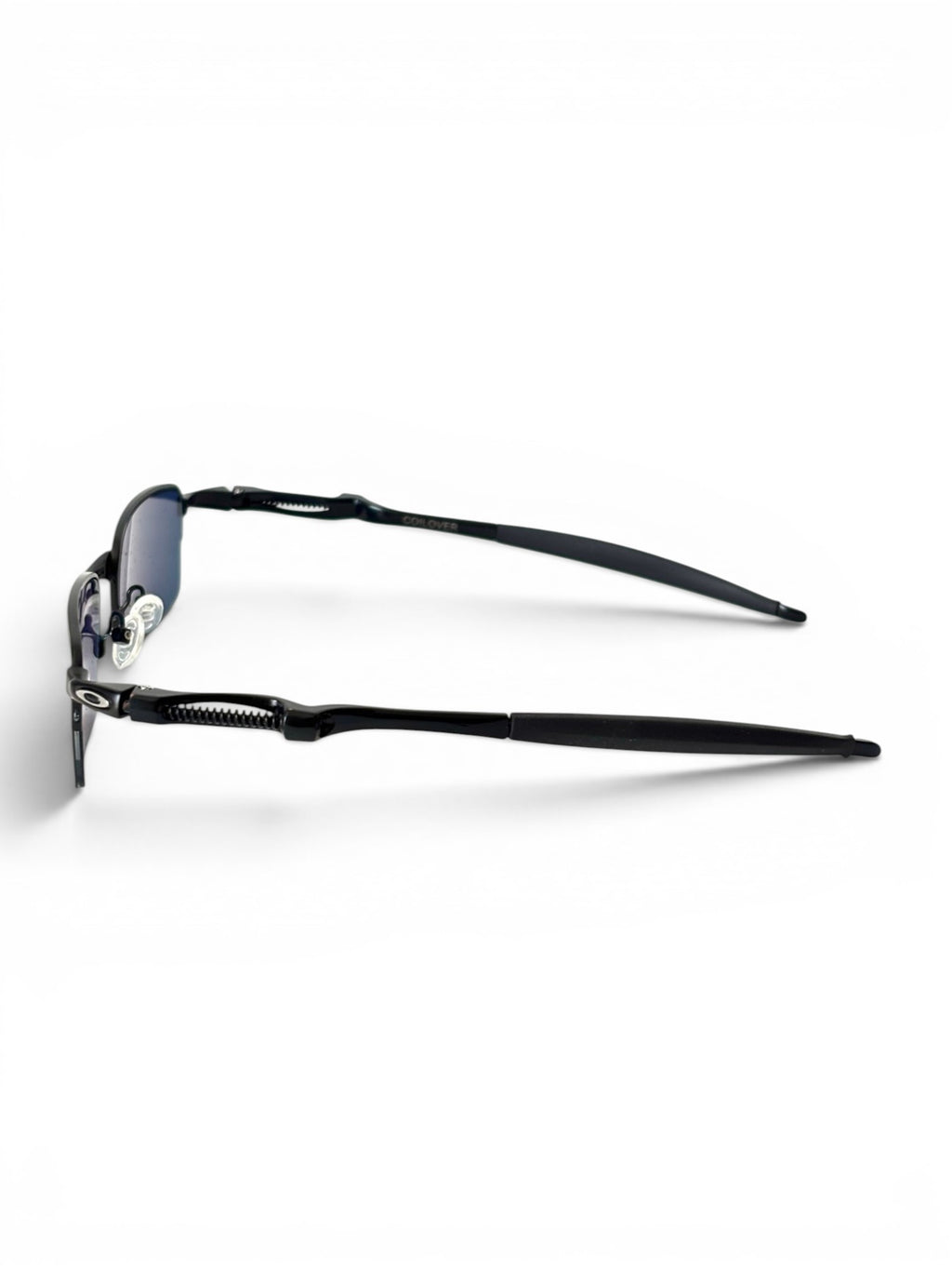 2010 Oakley Coilover Polished Black / "Fire Iridium" Sunglasses