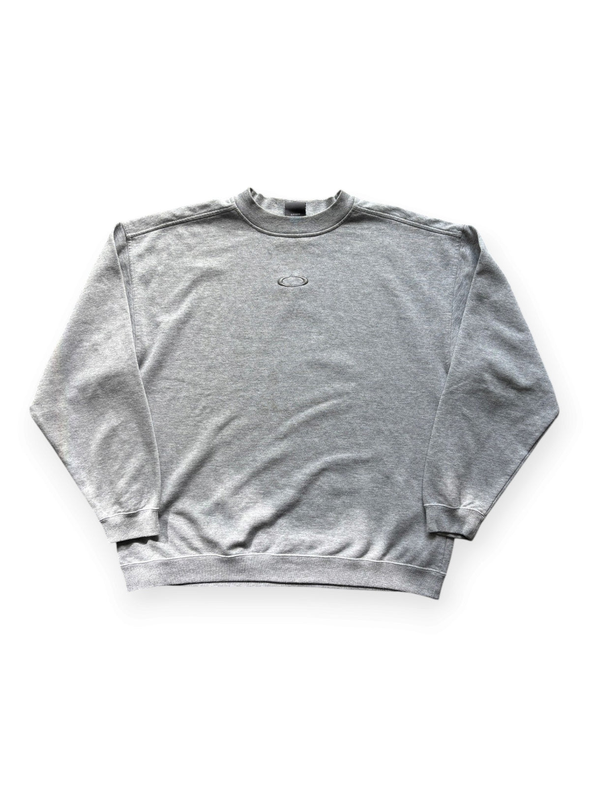 Early 2000's Oakley Software Grey Crewneck - front view