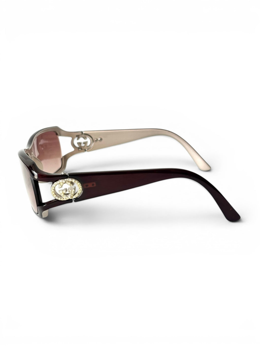 2004 Gucci Rhinestone Interlocking G Sunglasses - view 7