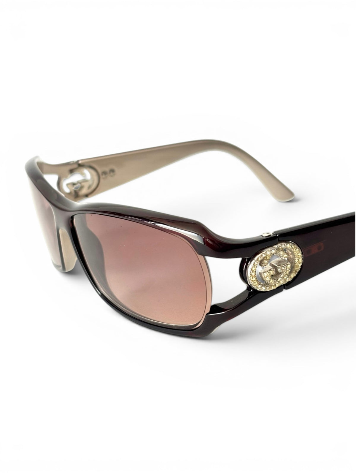 2004 Gucci Rhinestone Interlocking G Sunglasses - view 8