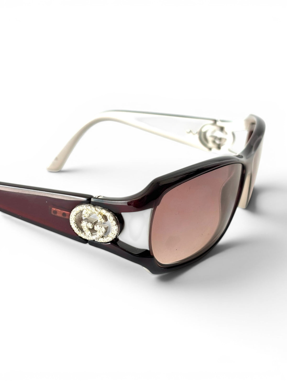 2004 Gucci Rhinestone Interlocking G Sunglasses - view 5