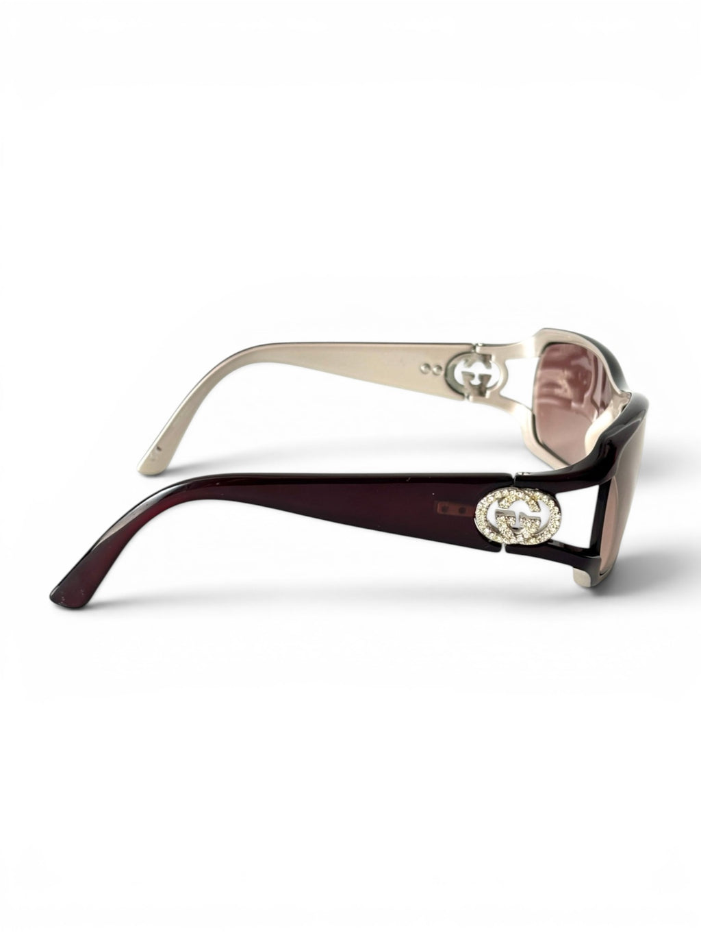 2004 Gucci Rhinestone Interlocking G Sunglasses - view 6