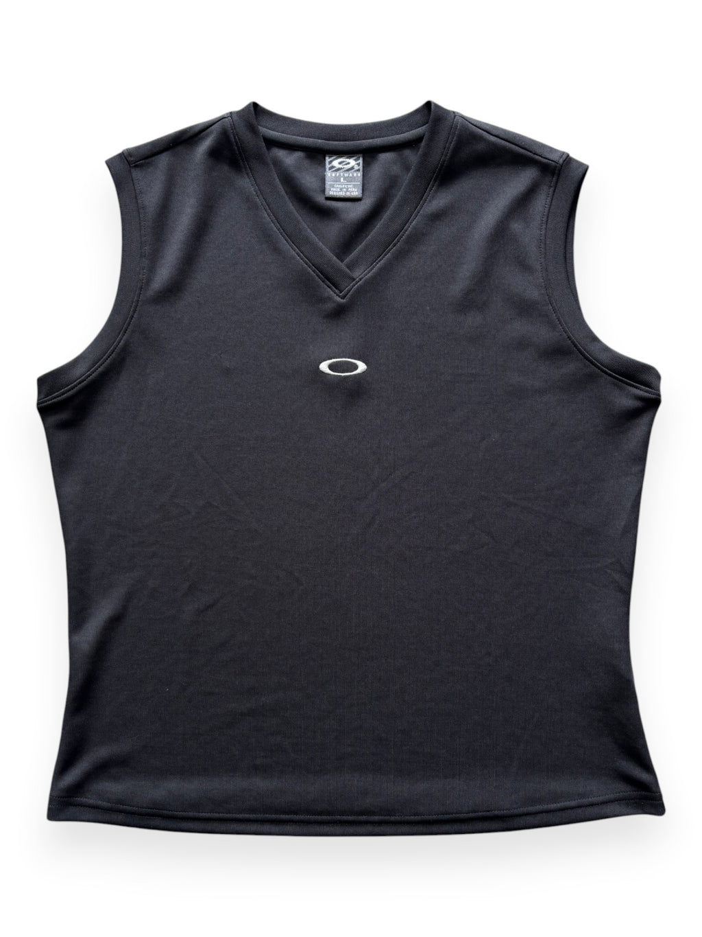 2000's Oakley Software Sleeveless V Neck Top (S)