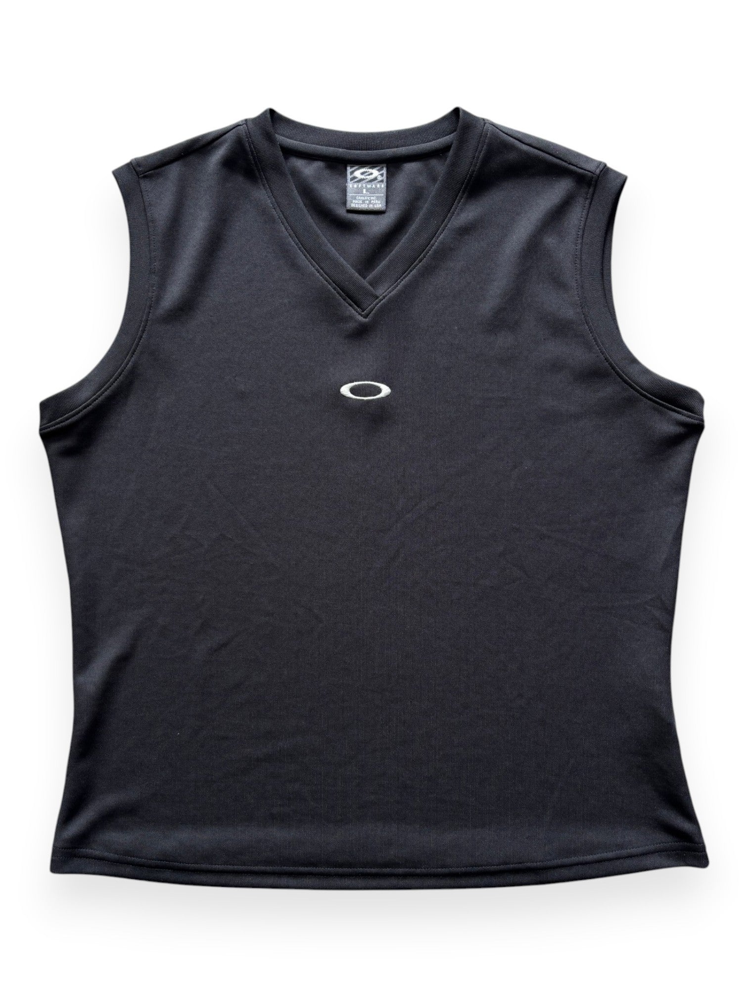 2000's Oakley Software Sleeveless V Neck Top (S)