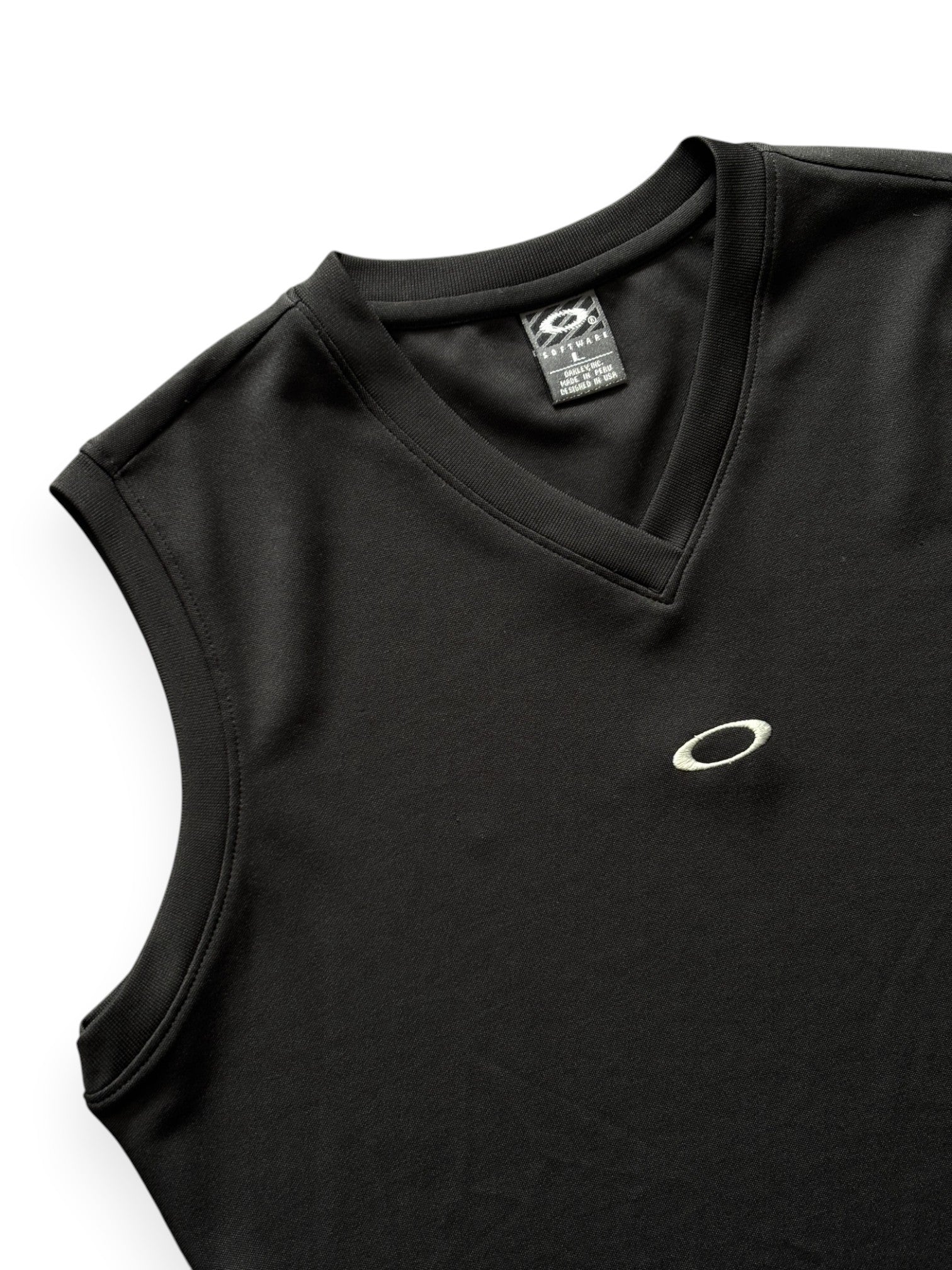 2000's Oakley Software Sleeveless V Neck Top (S)