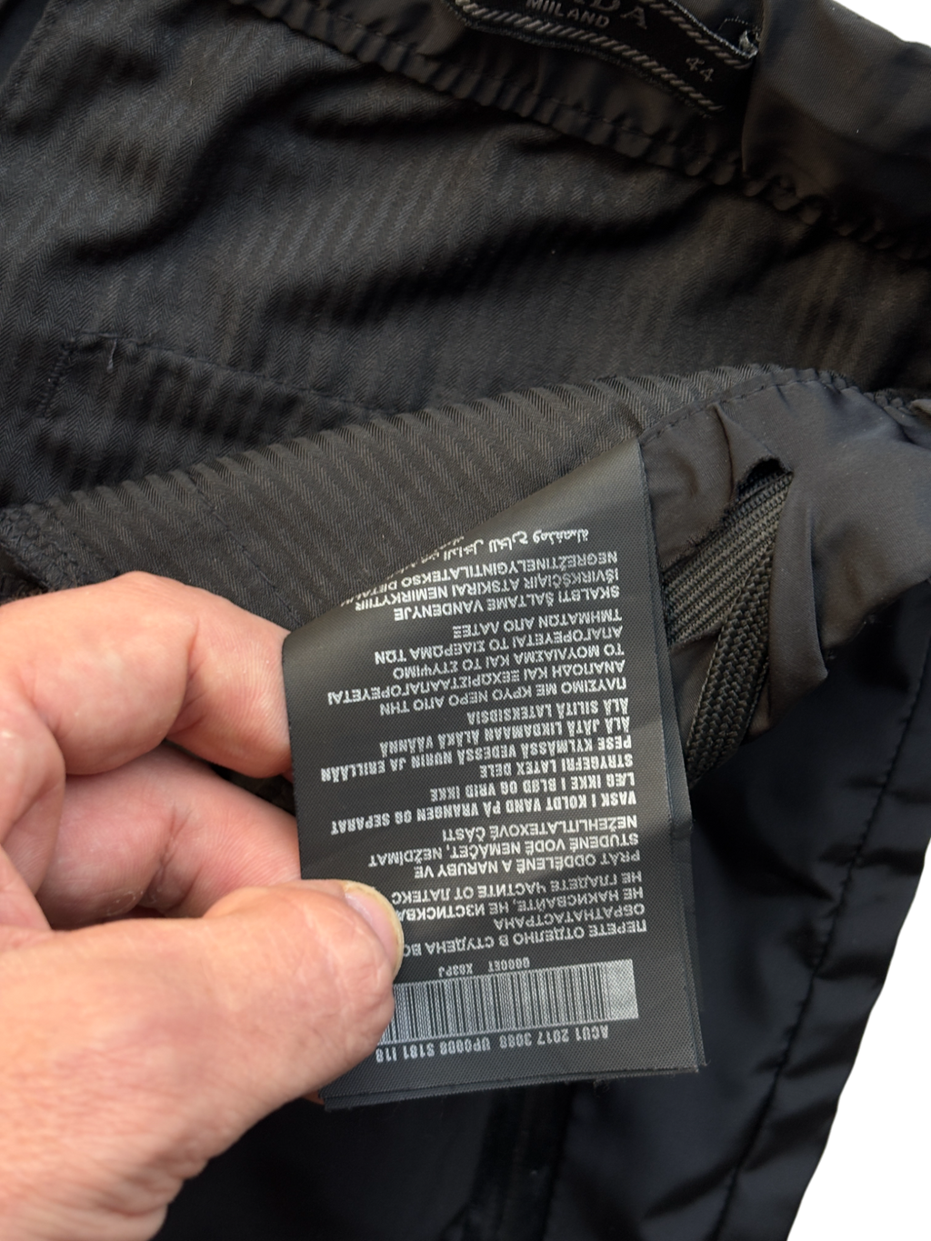 SS2018 Prada Mainline Nylon Track Pants (S)