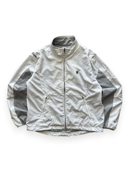 Nike Shox technical windbreaker in white