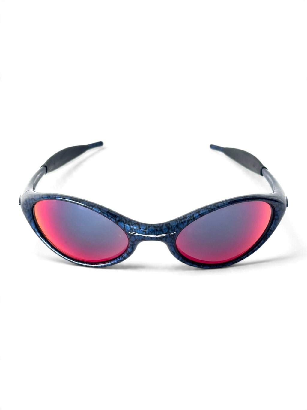 2002 Oakley New Eye Jacket Cobalt / +Red Iridium Sunglasses