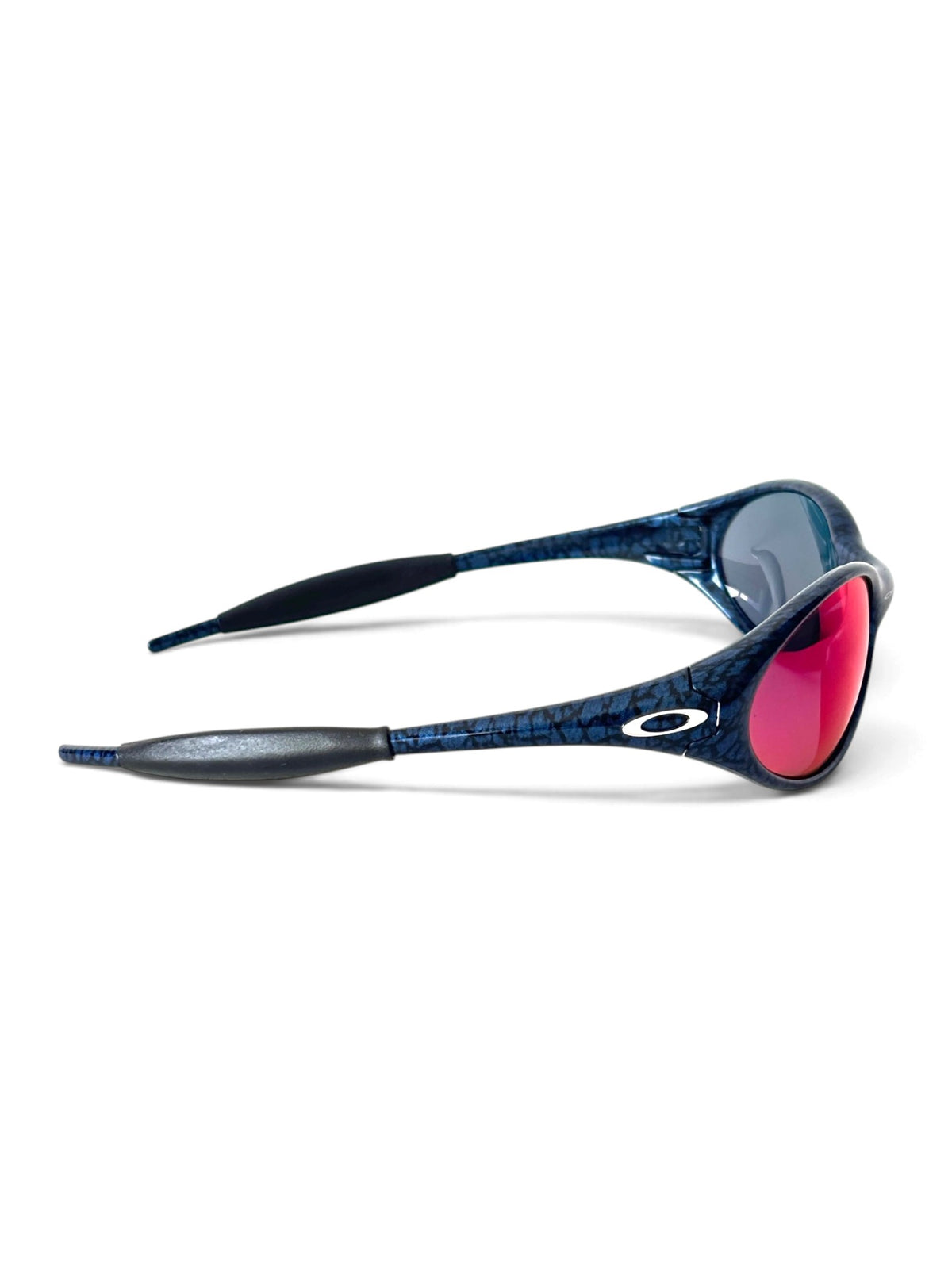 2002 Oakley New Eye Jacket Cobalt / +Red Iridium Sunglasses