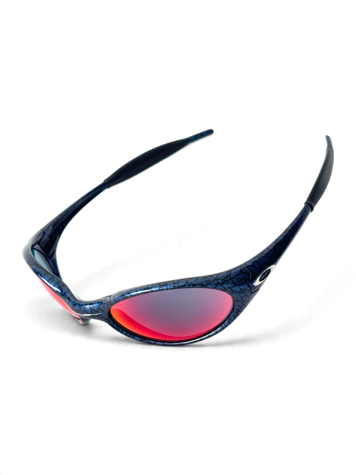 2002 Oakley New Eye Jacket Cobalt / +Red Iridium Sunglasses