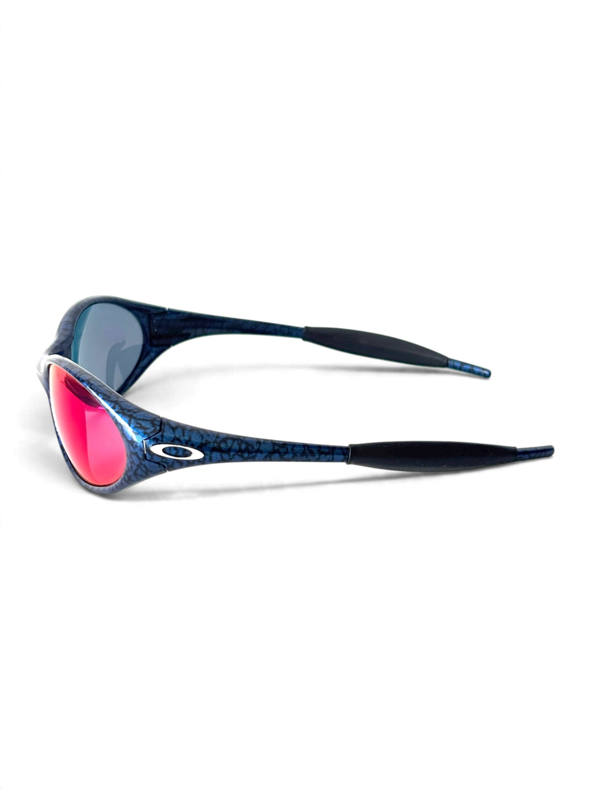 2002 Oakley New Eye Jacket Cobalt / +Red Iridium Sunglasses