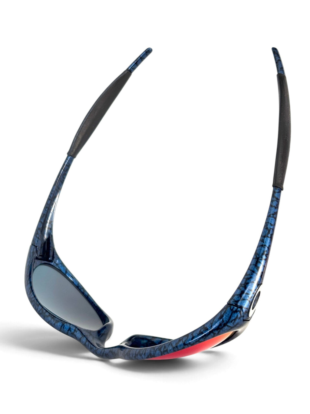 2002 Oakley New Eye Jacket Cobalt / +Red Iridium Sunglasses