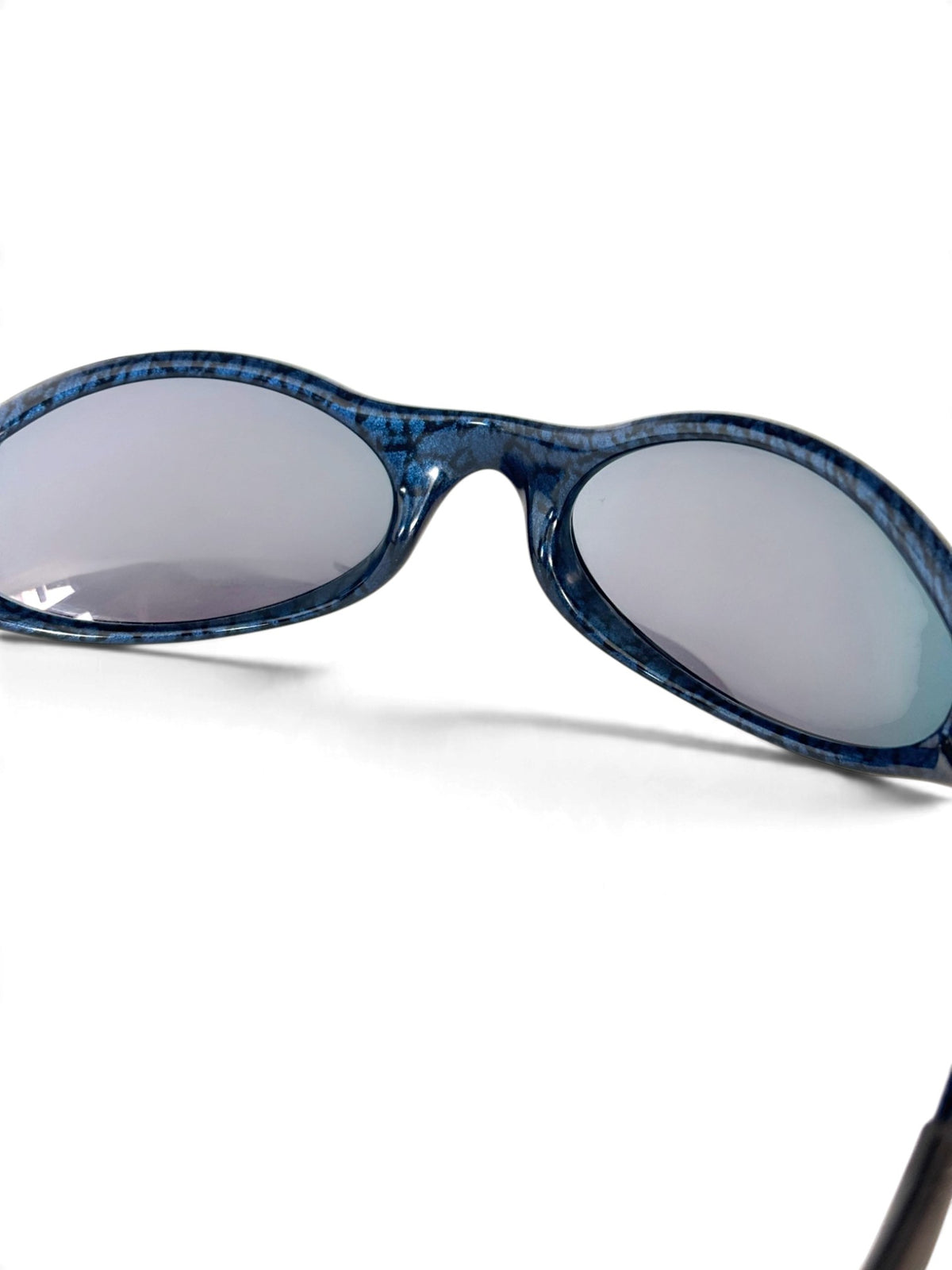 2002 Oakley New Eye Jacket Cobalt / +Red Iridium Sunglasses