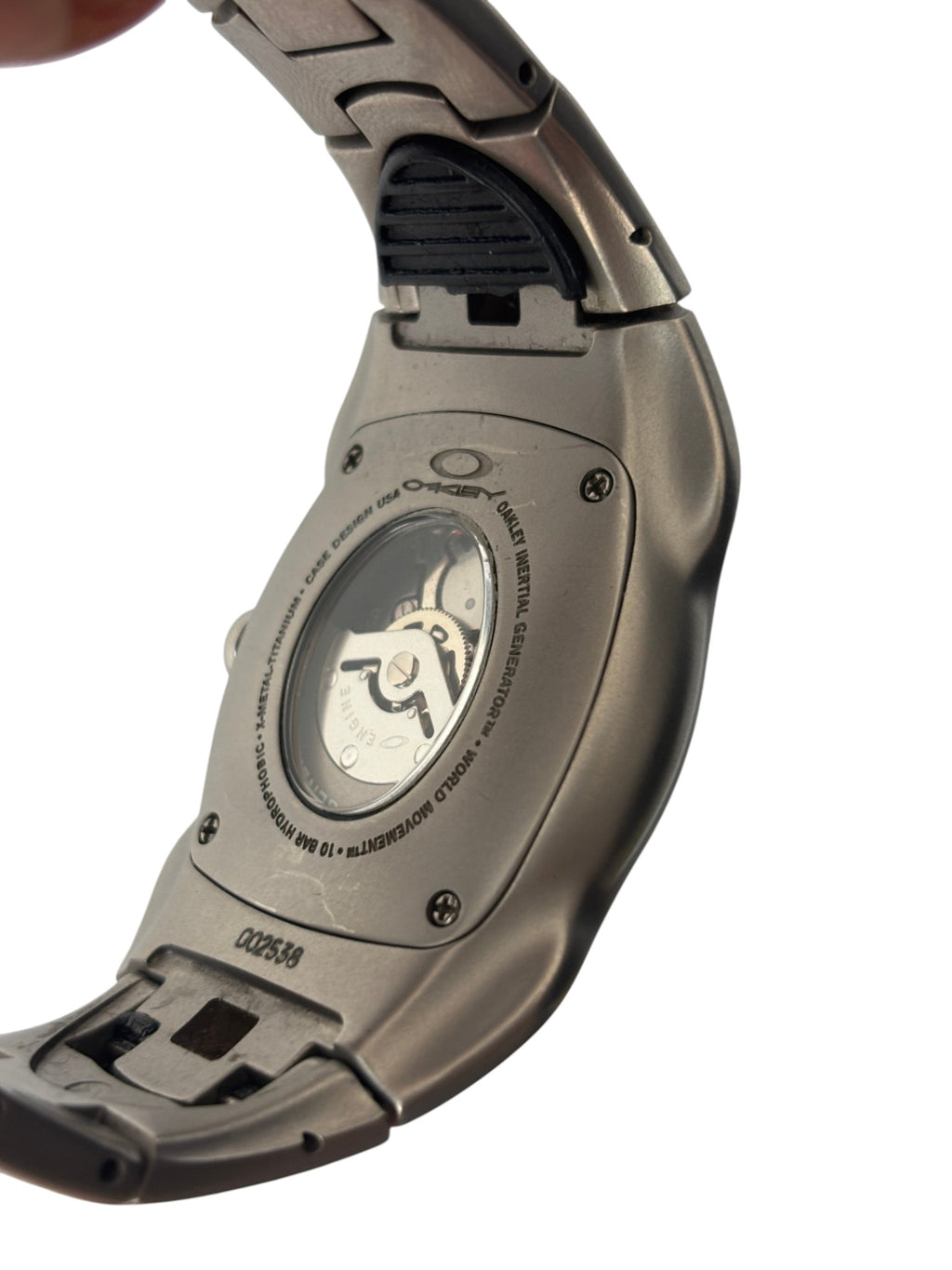 1998 Oakley Time Bomb Titanium / White Watch w/ Box (OS)