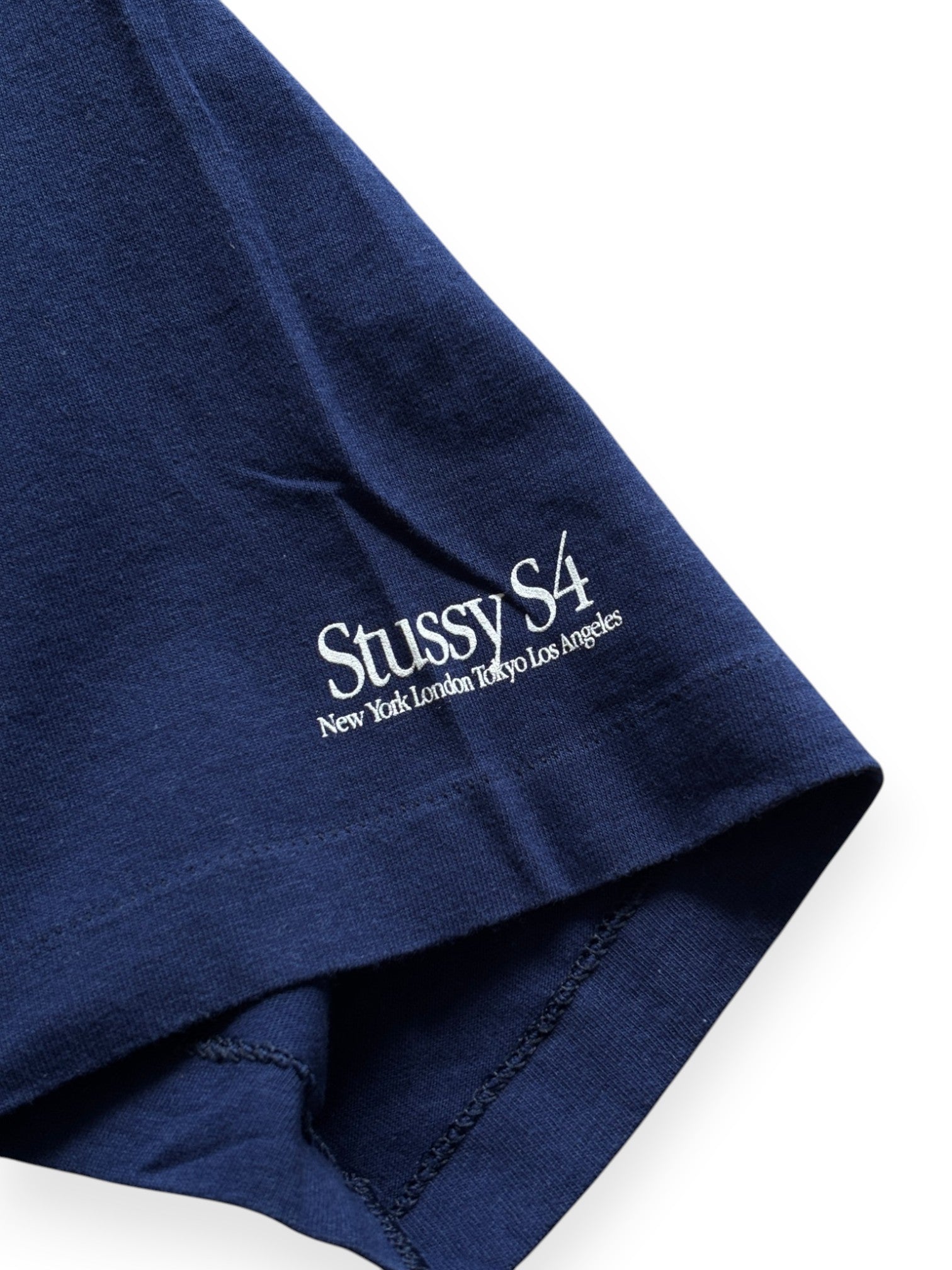 2002 Stüssy "Think International" Apple Logo Tee (L)