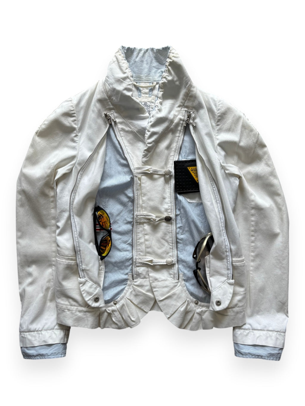 2004 Marithé François Girbaud "Le Jean" Stealth Pocket Jacket (M)