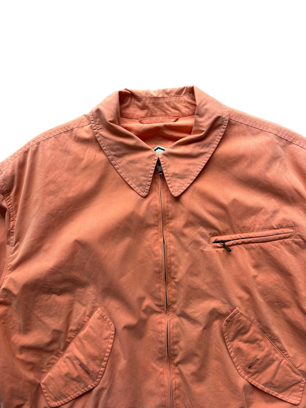 1980s Hugo Boss Coral Cotton Harrington Jacket (L)
