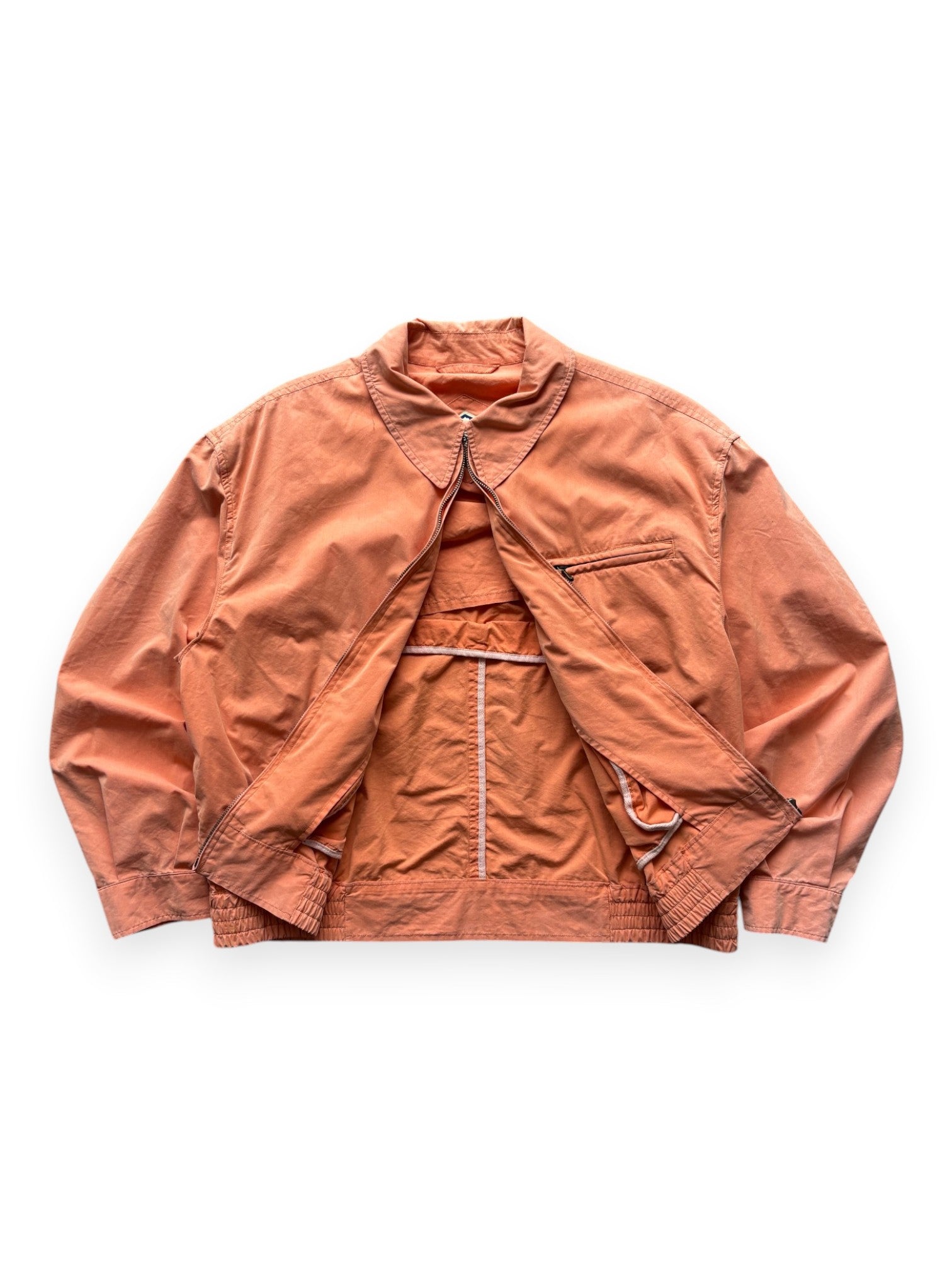 1980s Hugo Boss Coral Cotton Harrington Jacket (L)
