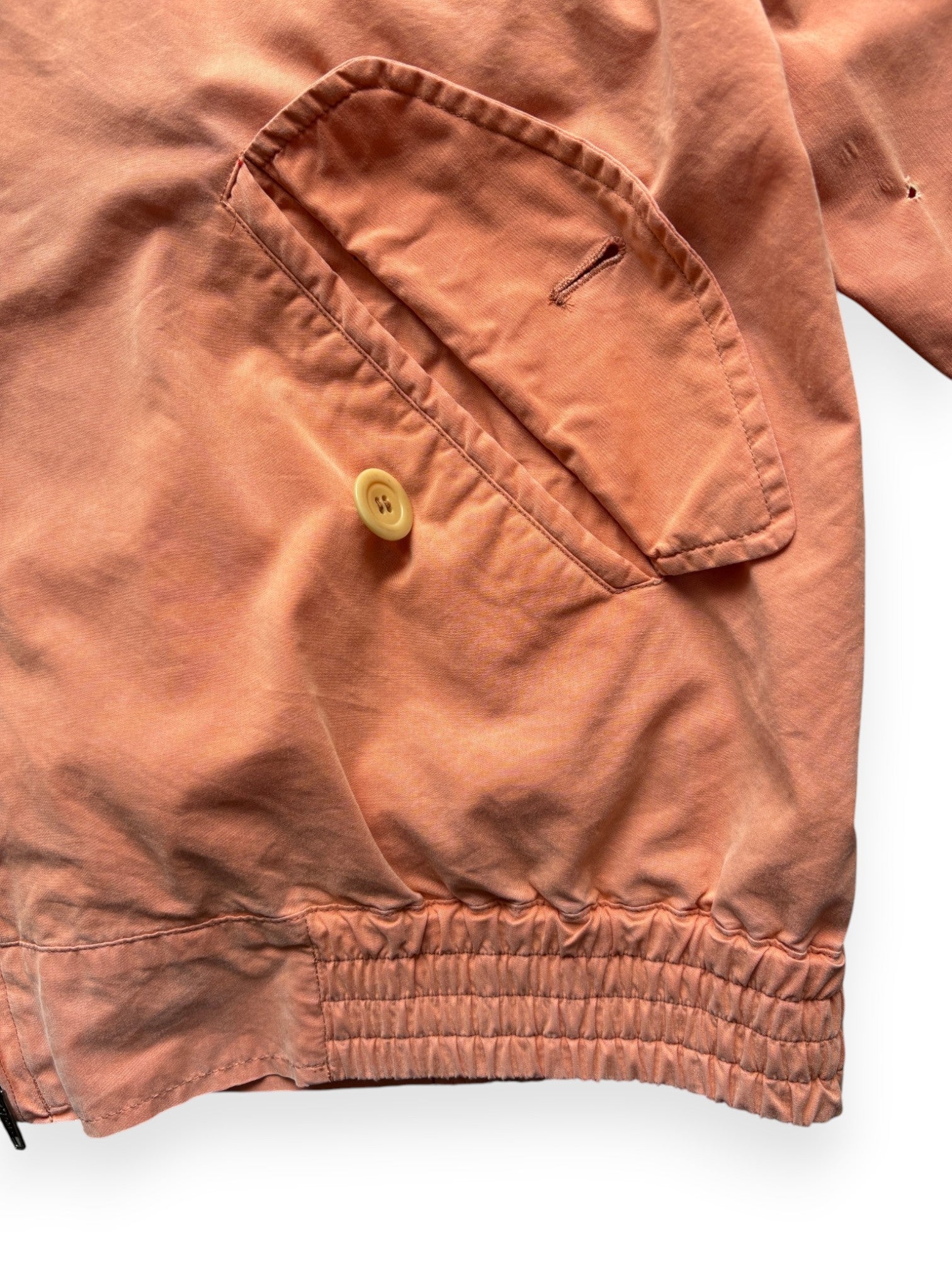 1980s Hugo Boss Coral Cotton Harrington Jacket (L)
