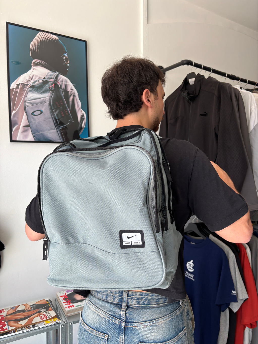 2001 Nike Urban/Morse Code Backpack Faded Green