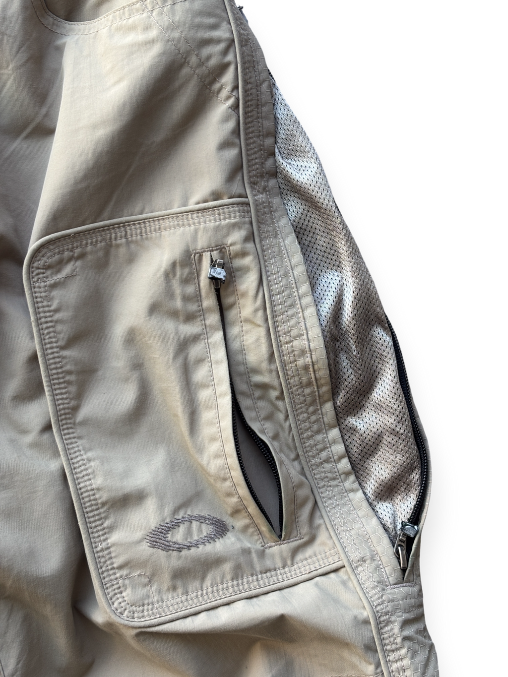 2000's Oakley Software Cream Ski Pants (M)