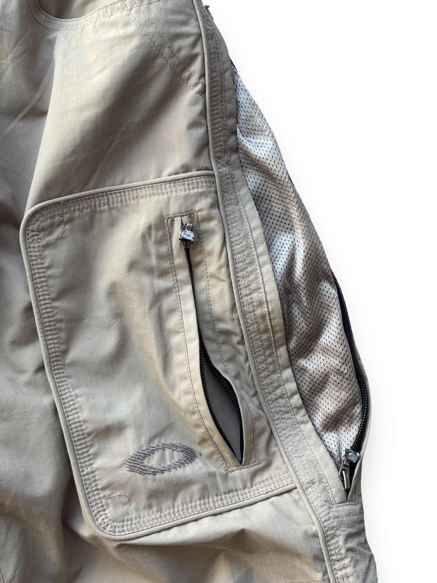 2000's Oakley Software Cream Ski Pants (M)