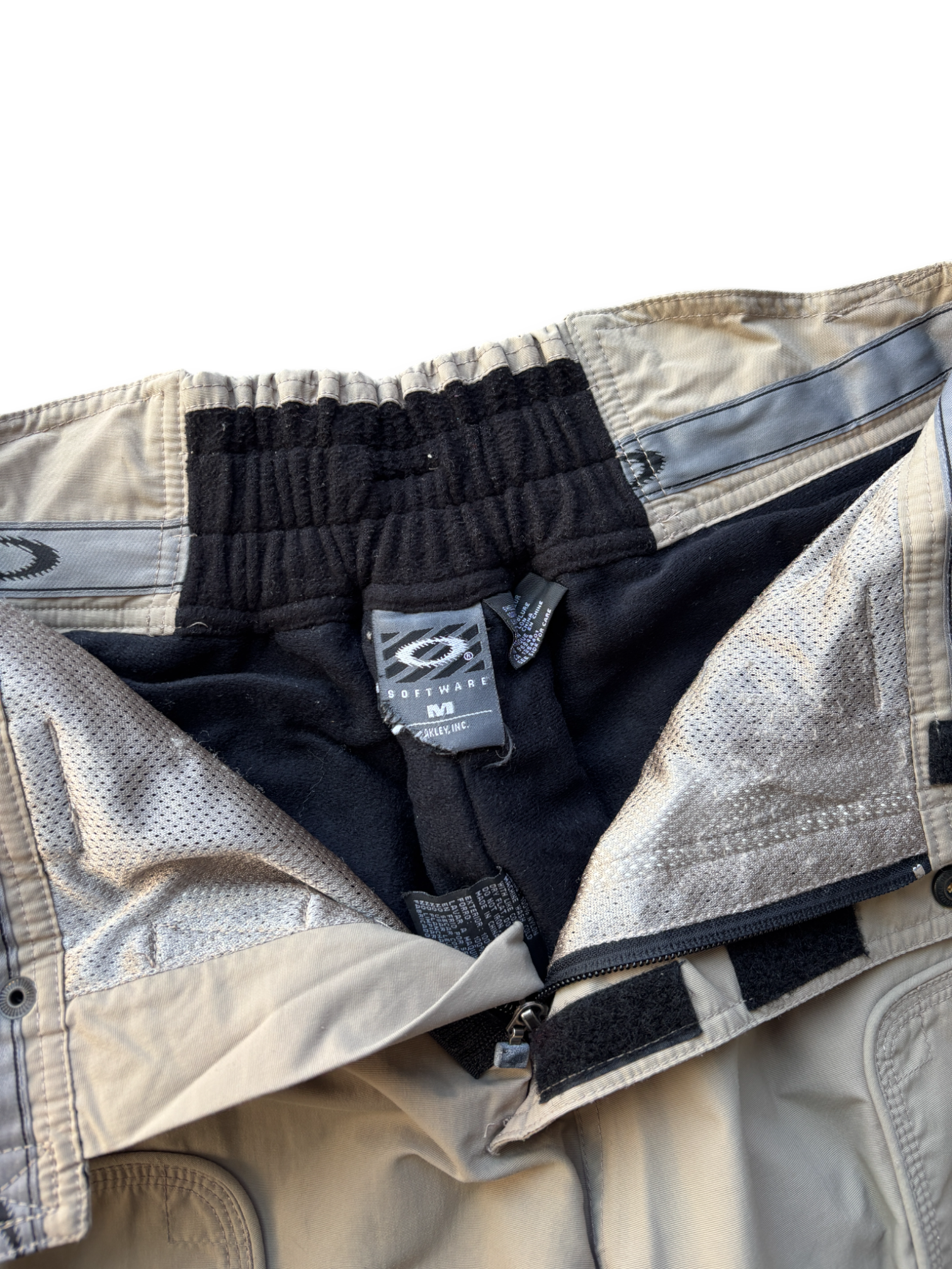 2000's Oakley Software Cream Ski Pants (M)