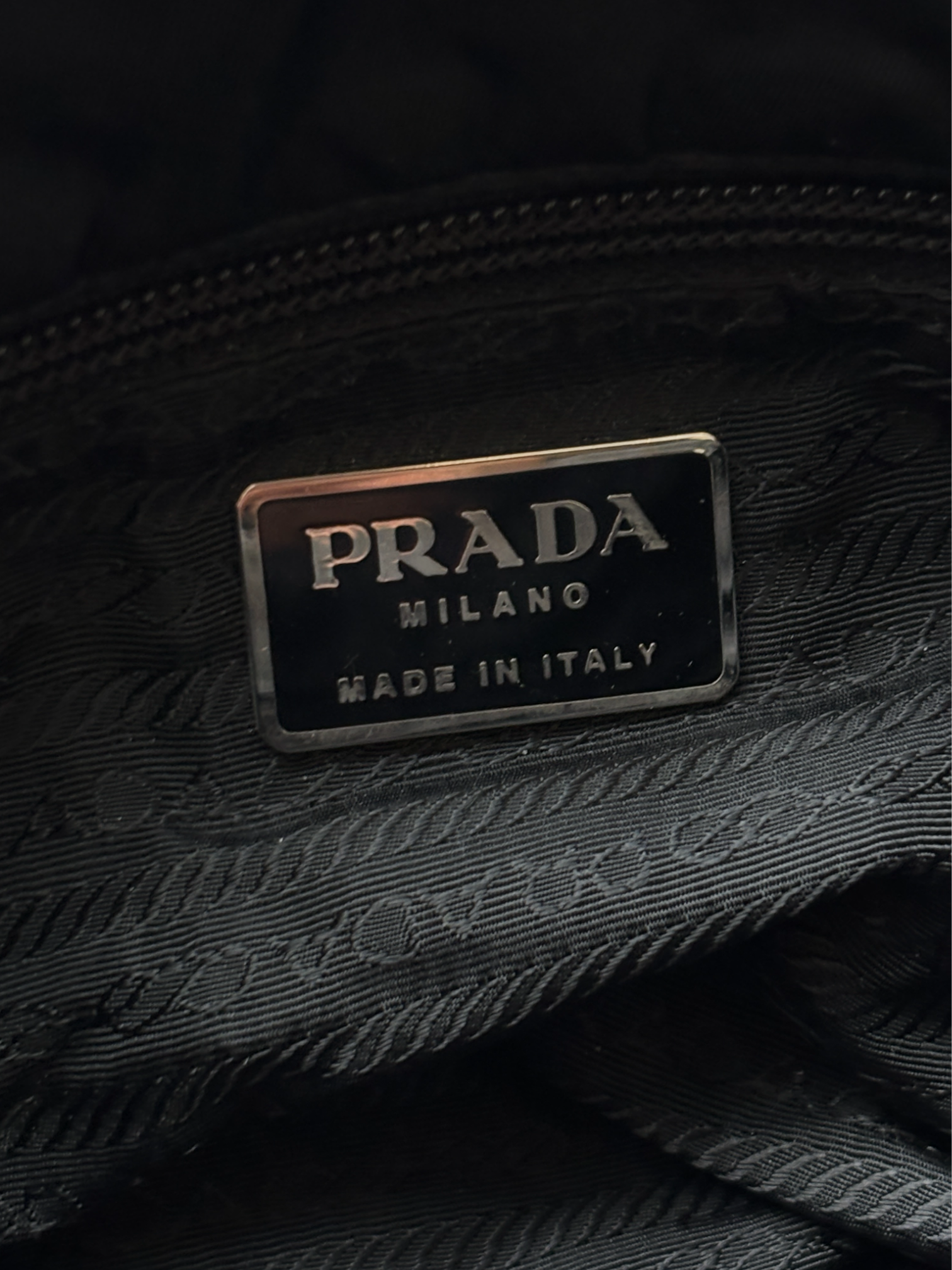 2000's Prada Mainline Black Crossbody Shoulder Bag