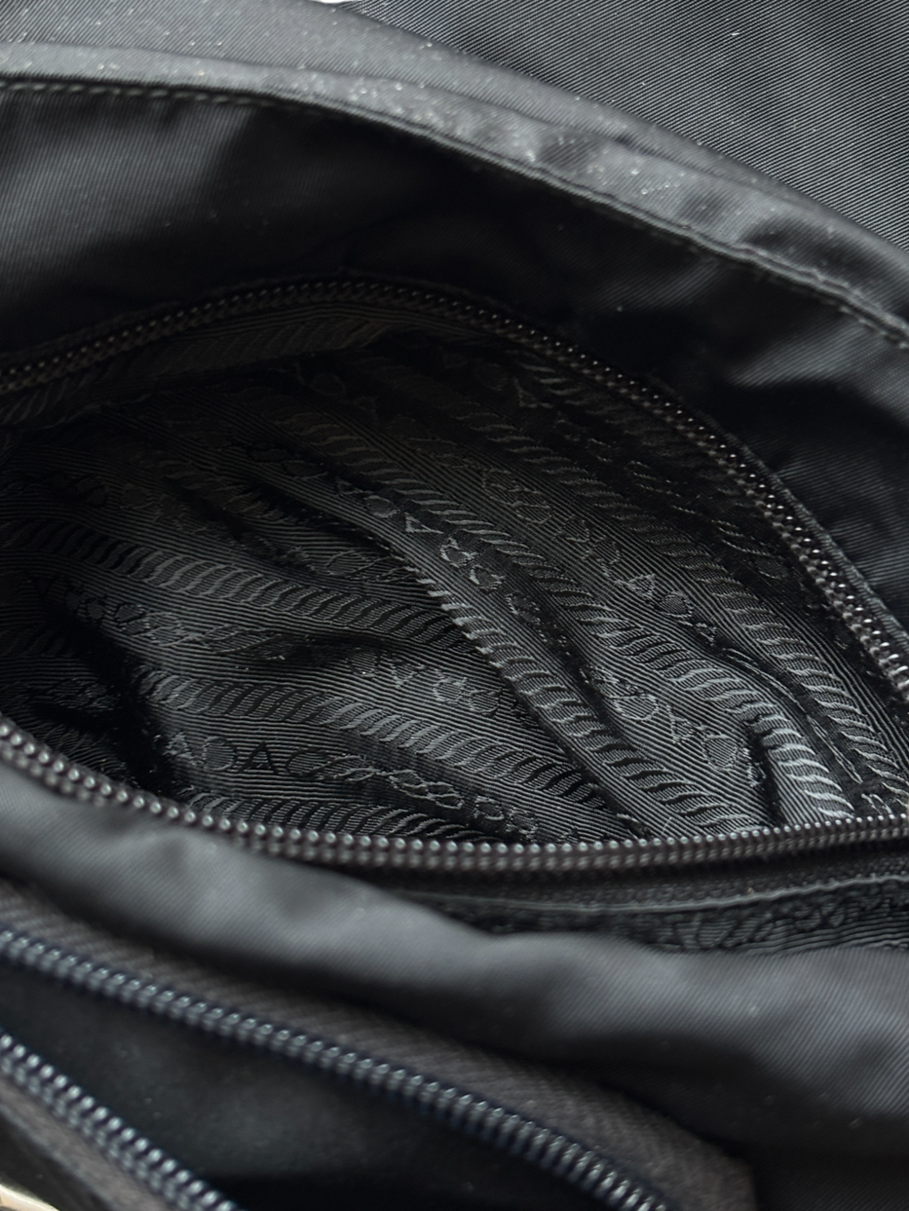 2000's Prada Mainline Black Crossbody Shoulder Bag