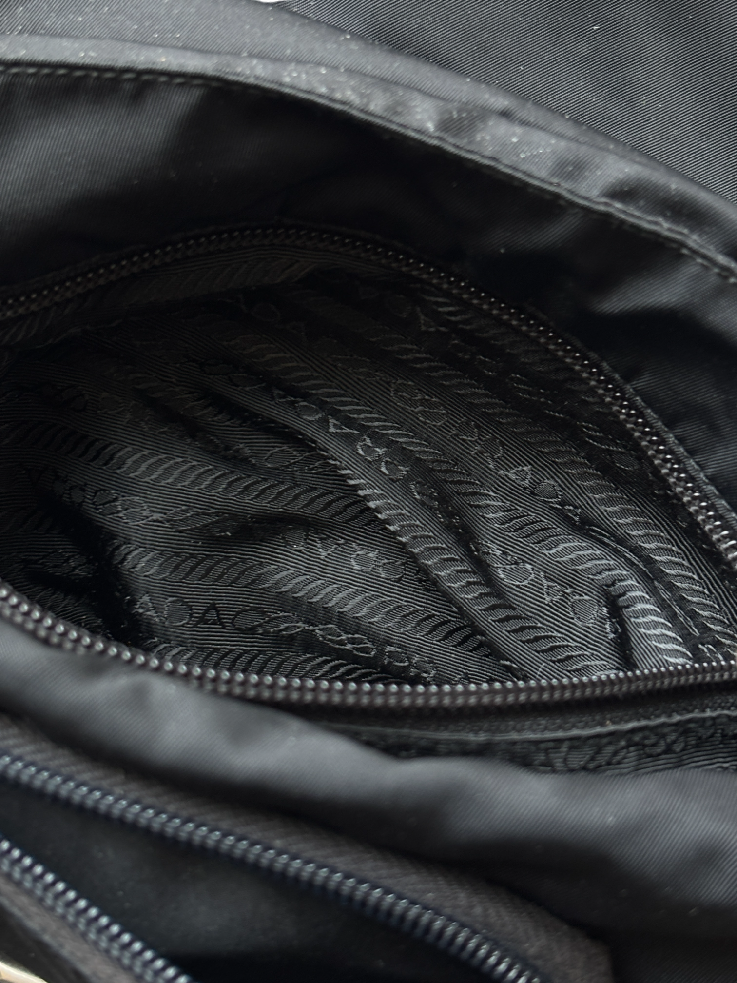 2000's Prada Mainline Black Crossbody Shoulder Bag