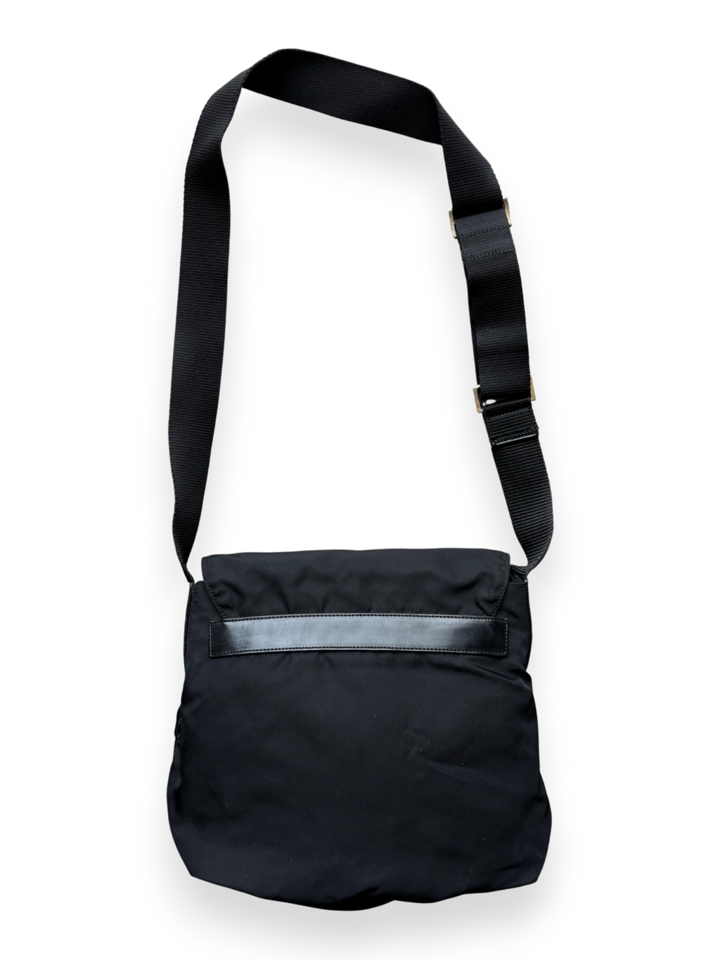 2000's Prada Mainline Black Crossbody Shoulder Bag