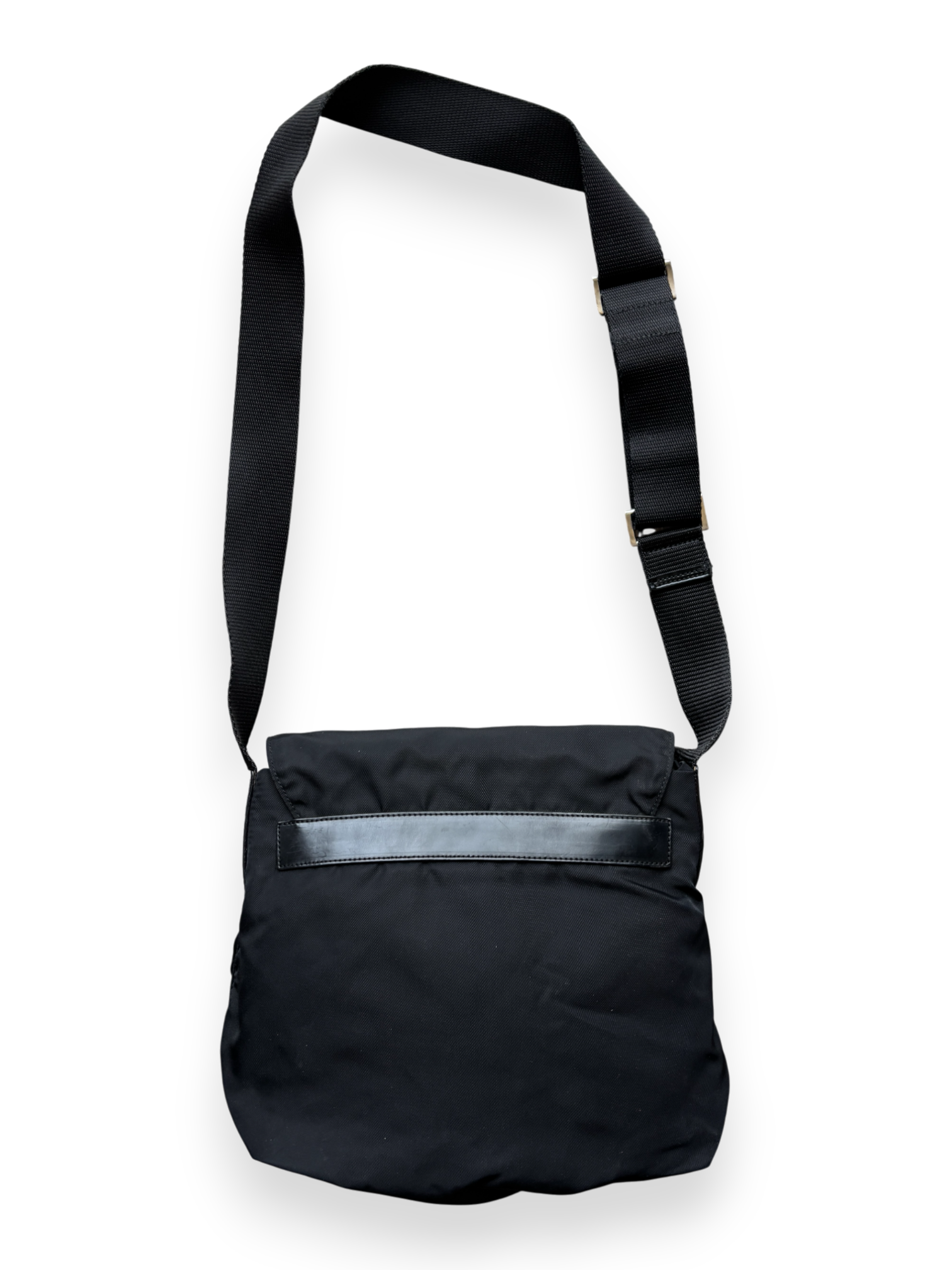 2000's Prada Mainline Black Crossbody Shoulder Bag