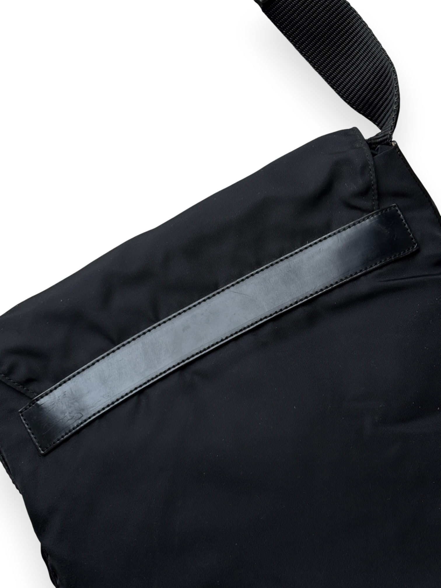2000's Prada Mainline Black Crossbody Shoulder Bag